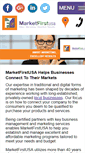 Mobile Screenshot of marketfirstusa.com